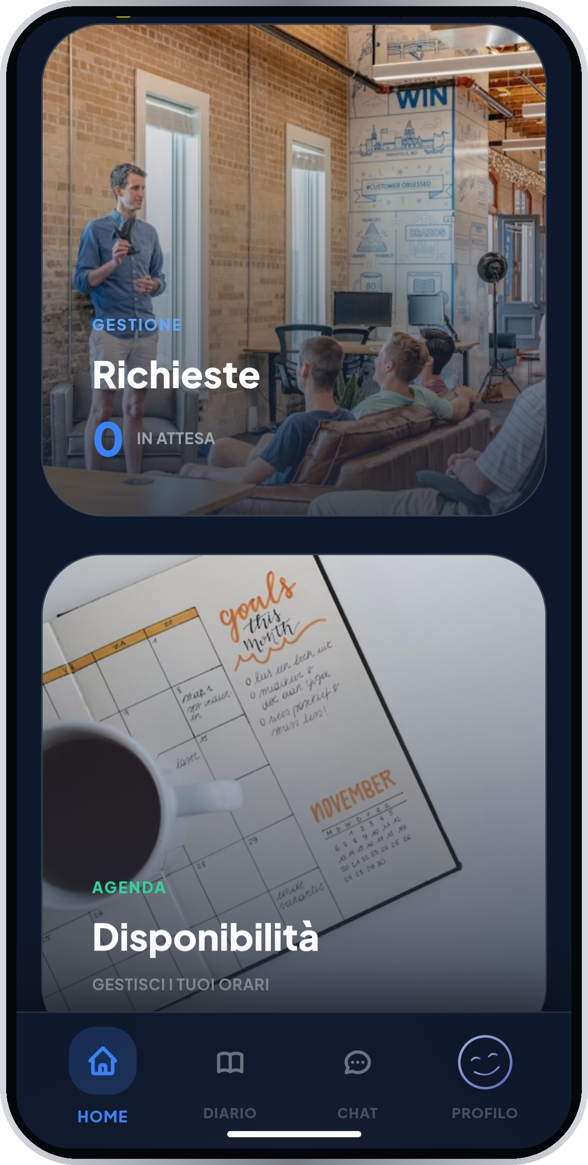 Bianca Pro — agenda e disponibilità